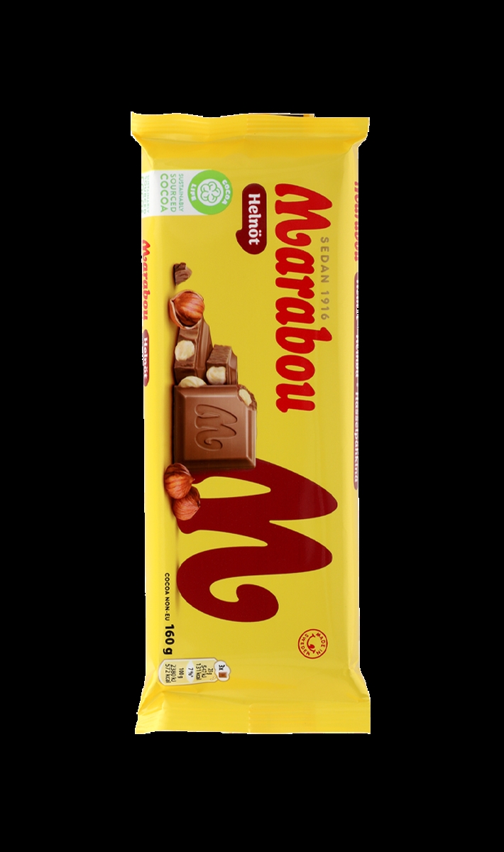Marabou chocolate with nuts, 200g